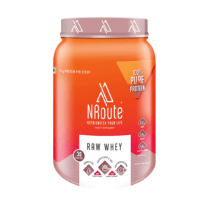NRoute Raw Whey Protein Powder, 1 KG.